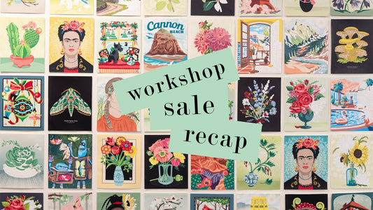 Paint-by-Number Workshop Sale: Recap!