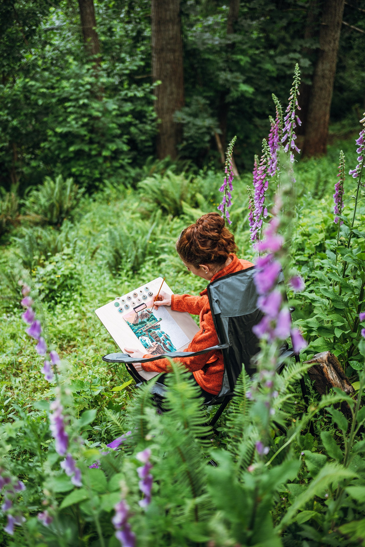 Mount Rainier National Park | 8x10 paint-by-number kit - Elle Crée