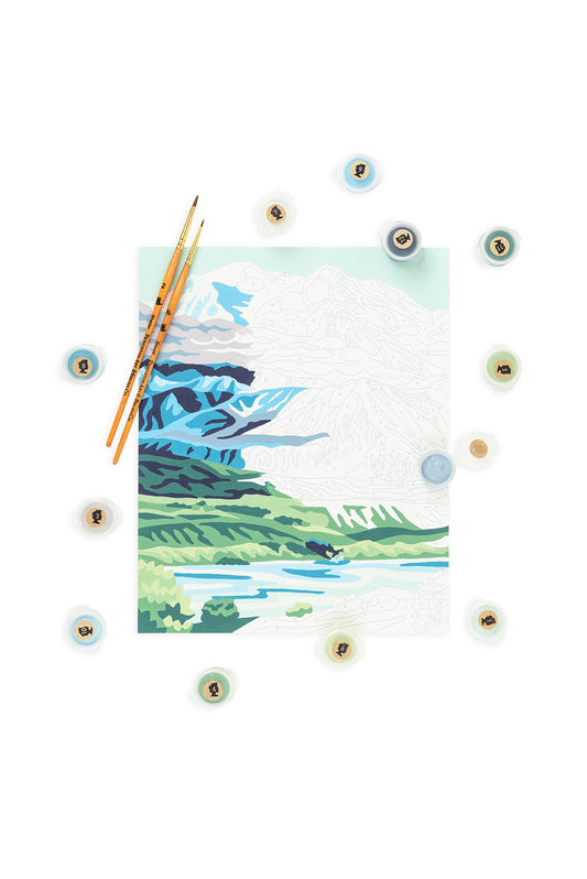 Denali National Park | 8x10 paint-by-number kit - Elle Crée