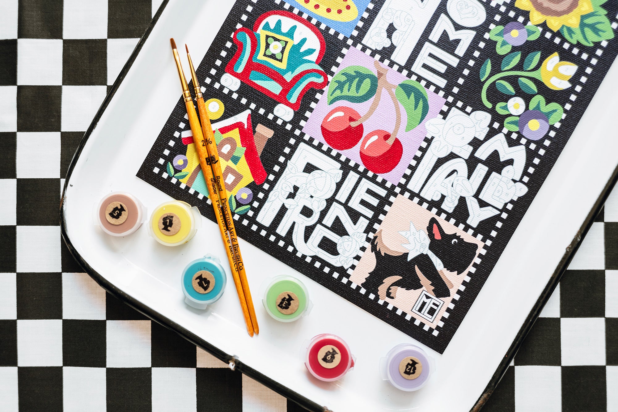 Mary's Quilt | Mary Engelbreit paint-by-number kit
