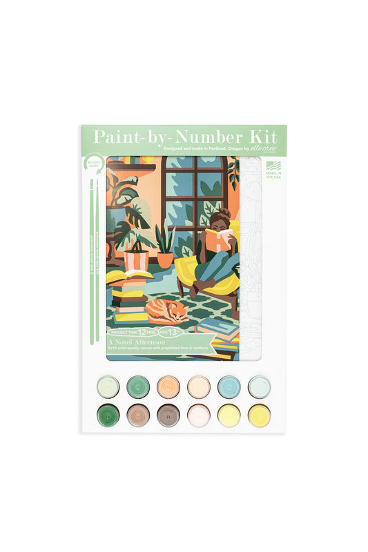 A Novel Afternoon | Booklovers Paint-by-Number Kit