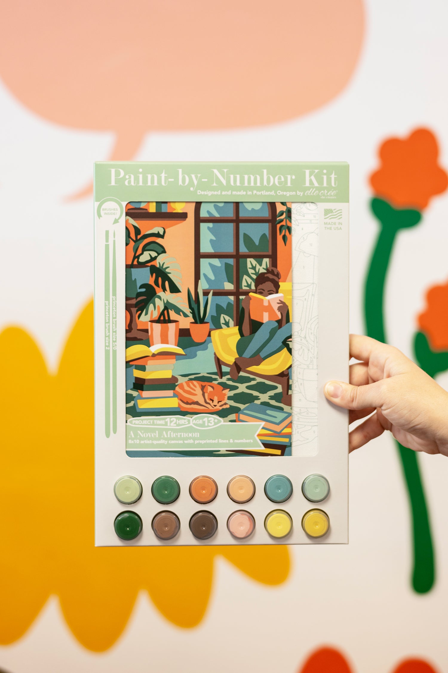 A Novel Afternoon | Booklovers Paint-by-Number Kit at Spoke and Word Bookstore