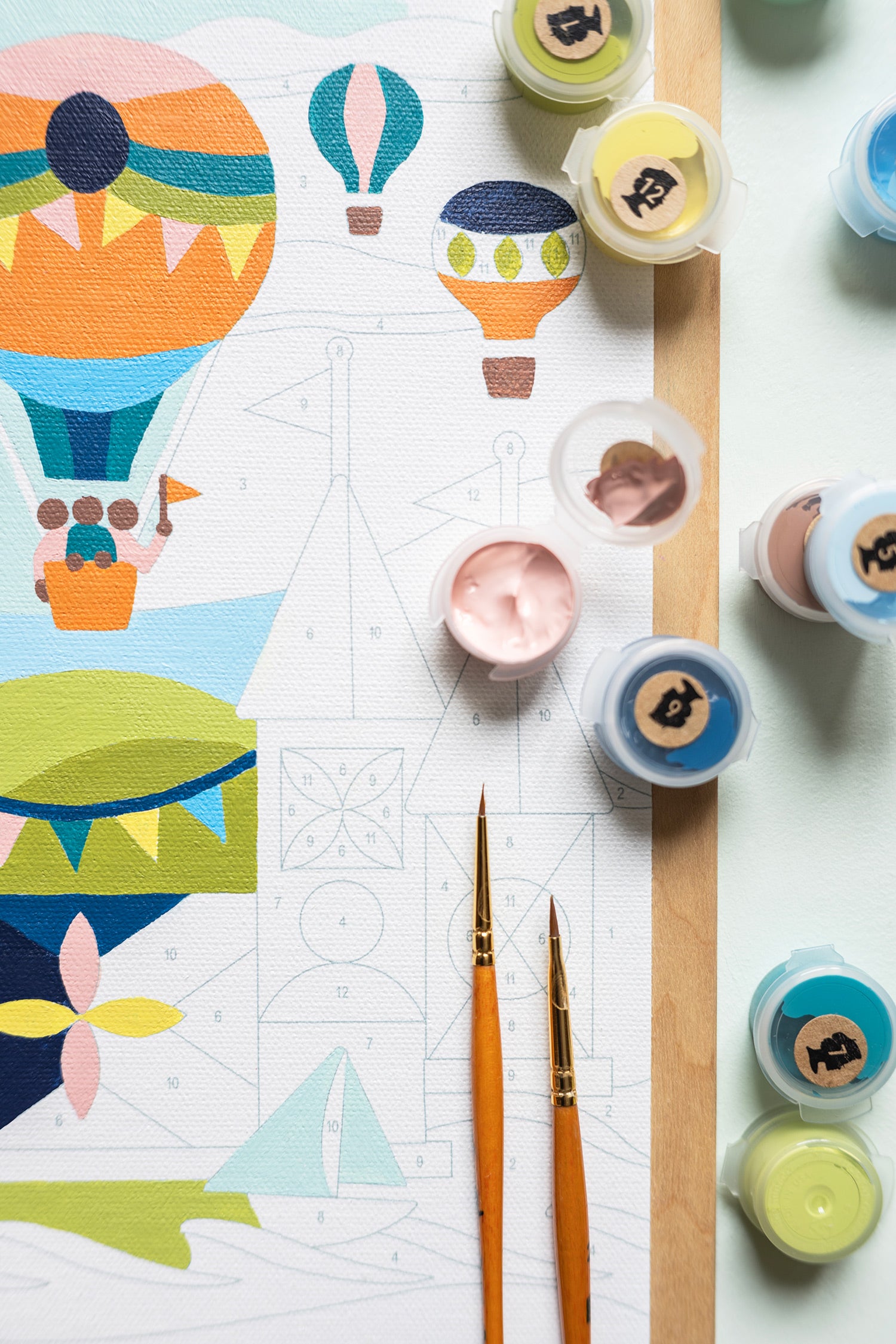 World of Whimsy | 8x10 paint-by-number kit - Elle Crée x Mary Blair