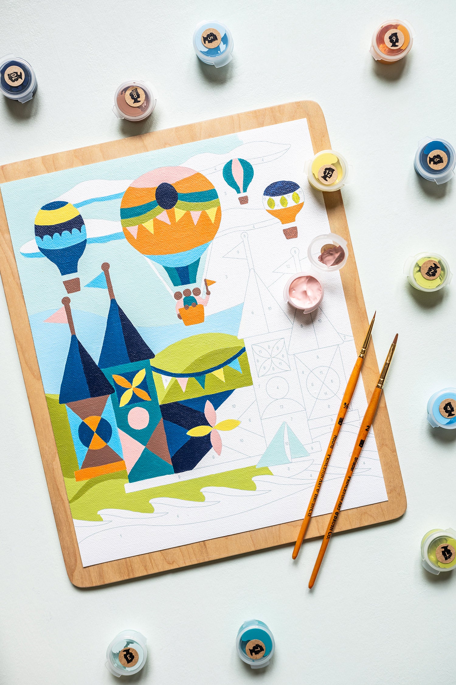 World of Whimsy | 8x10 paint-by-number kit - Elle Crée x Mary Blair