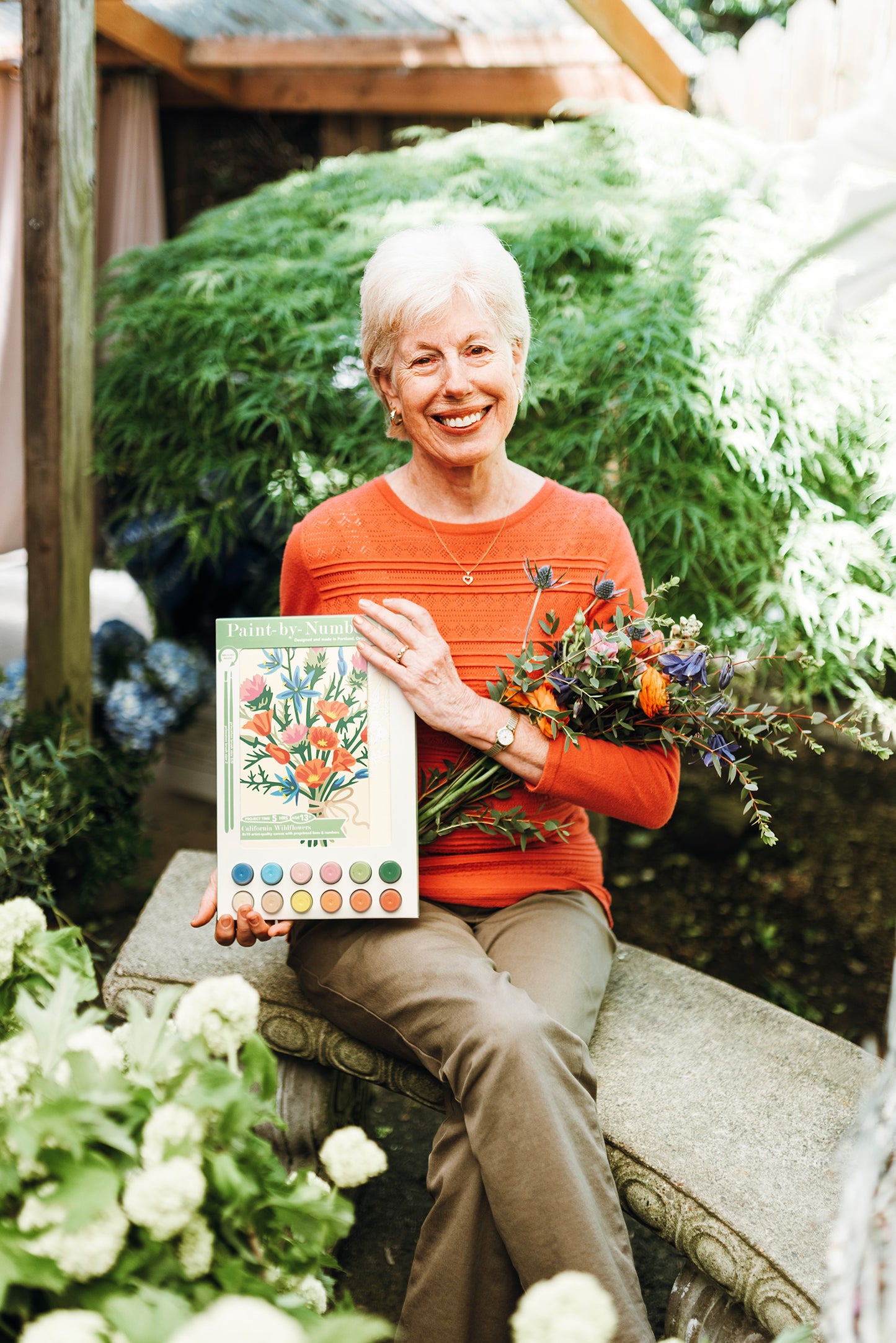 California Wildflowers | 8x10 paint-by-number kit - Elle Crée