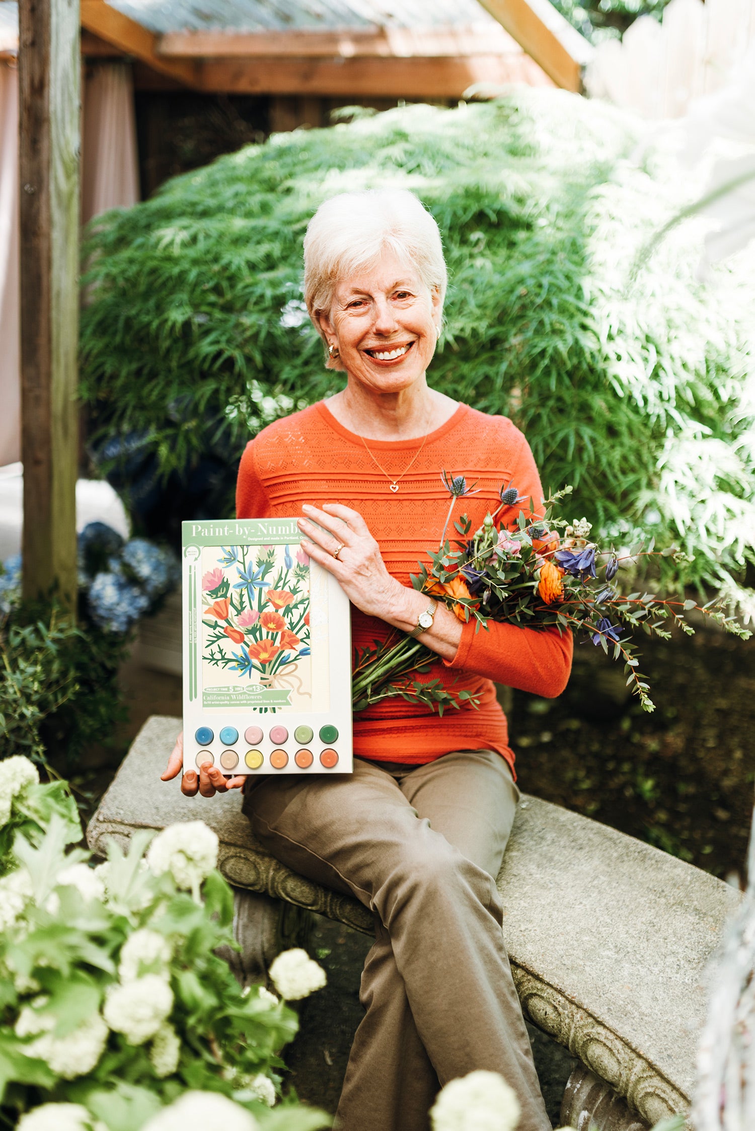 California Wildflowers | 8x10 paint-by-number kit - Elle Crée