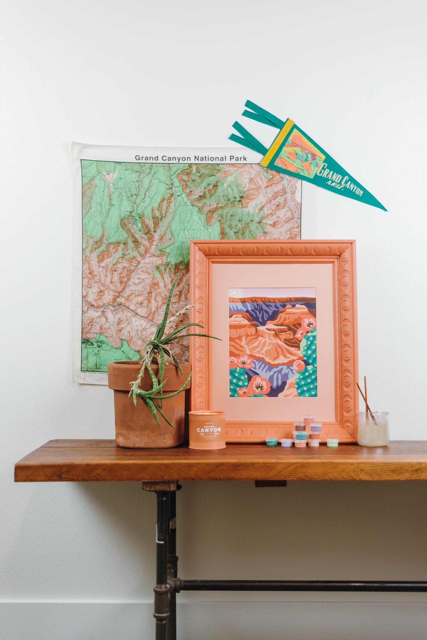 Grand Canyon | 8x10 paint-by-number kit - Elle Crée