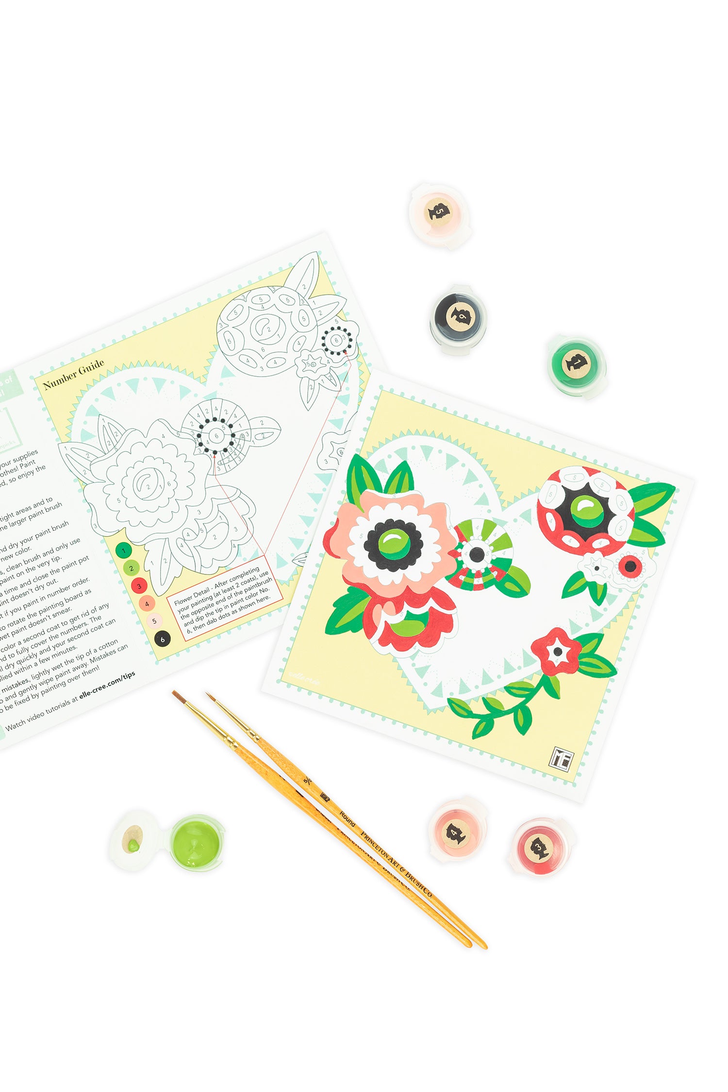 From ME to You | Mary Engelbreit 6x6 paint-by-number kit - Elle Crée