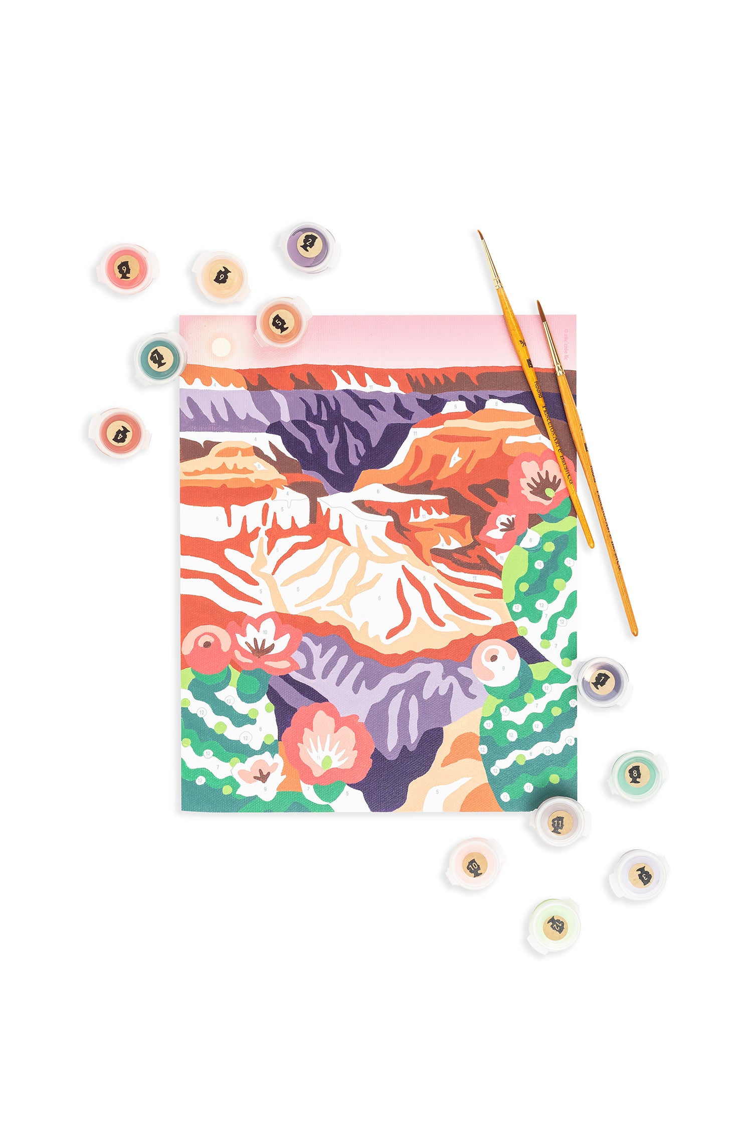 Grand Canyon | 8x10 paint-by-number kit - Elle Crée