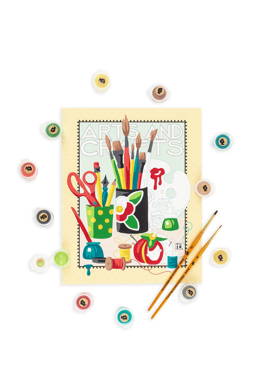 Mary's Craft Table | Mary Engelbreit 8x10 paint-by-number kit - Elle Crée