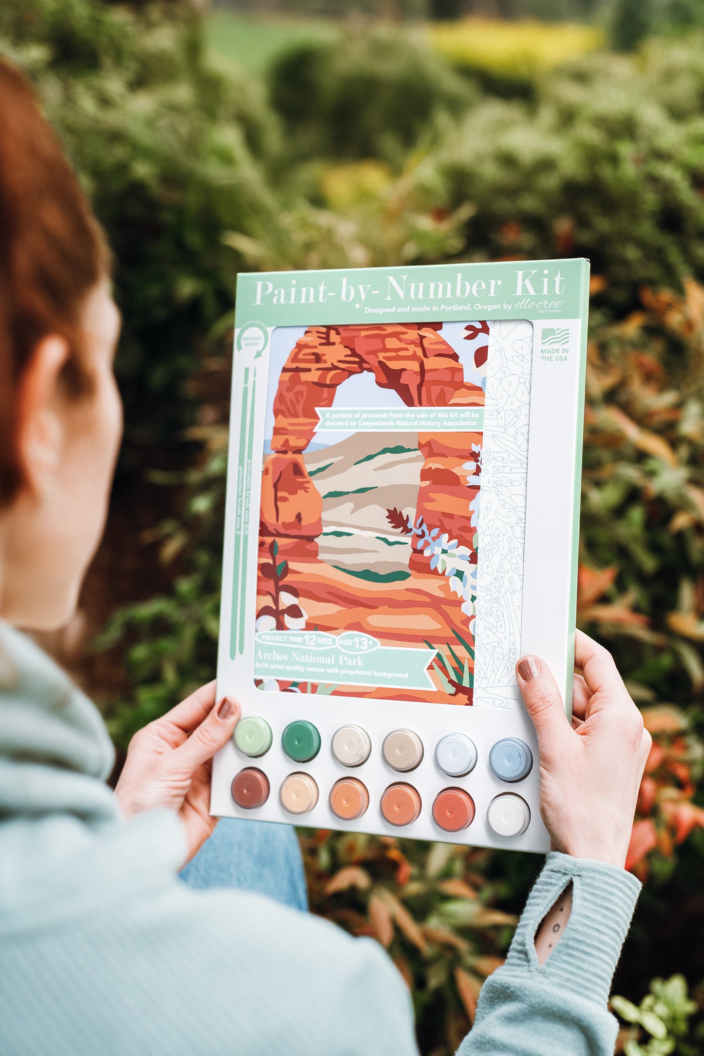 Arches National Park | 8x10 paint-by-number kit - Elle Crée