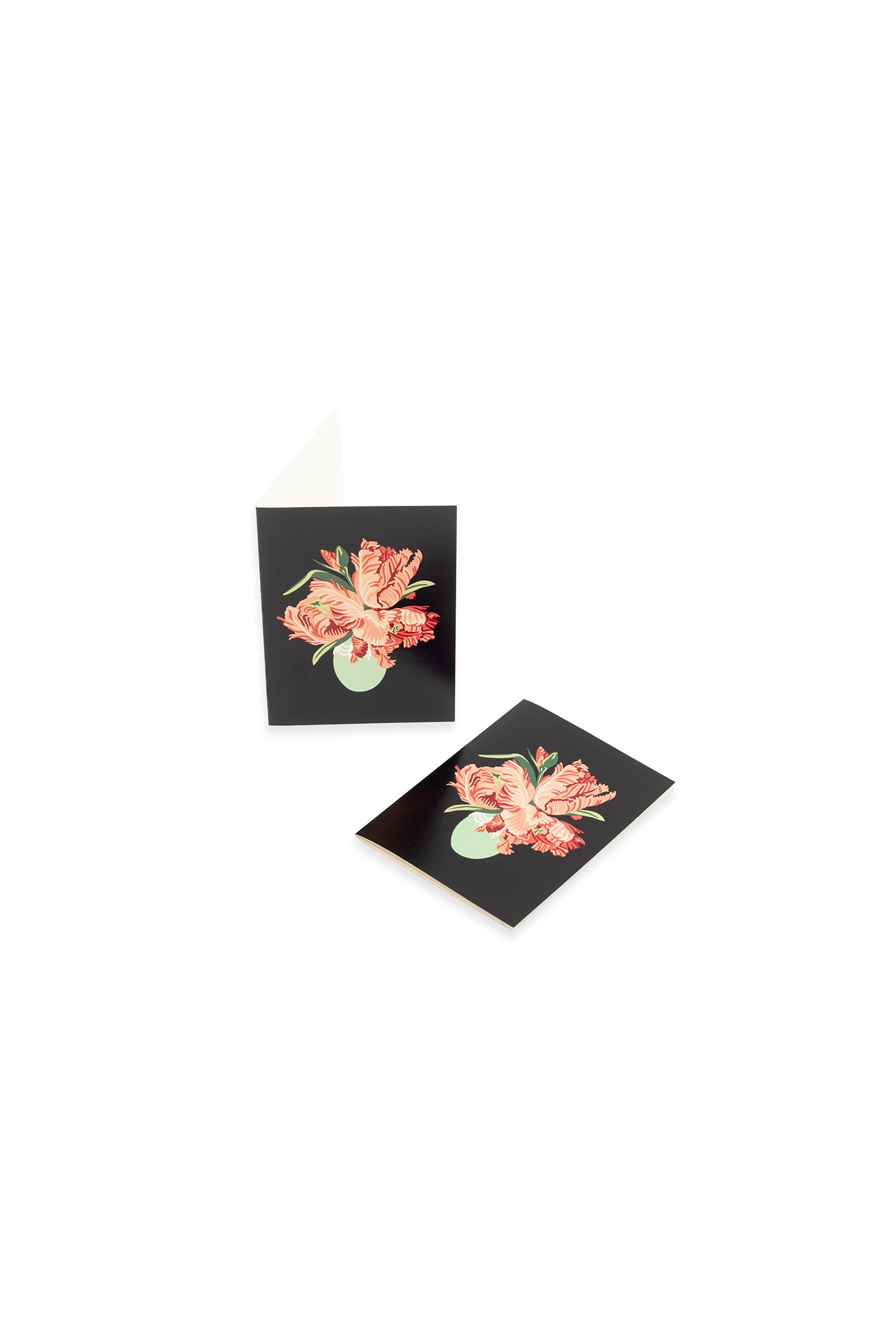 Parrot Tulips mini card by Elle Crée
