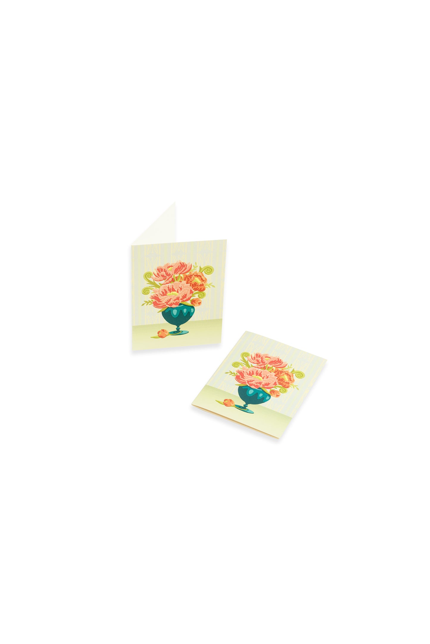 Peonies mini cards by Elle Crée