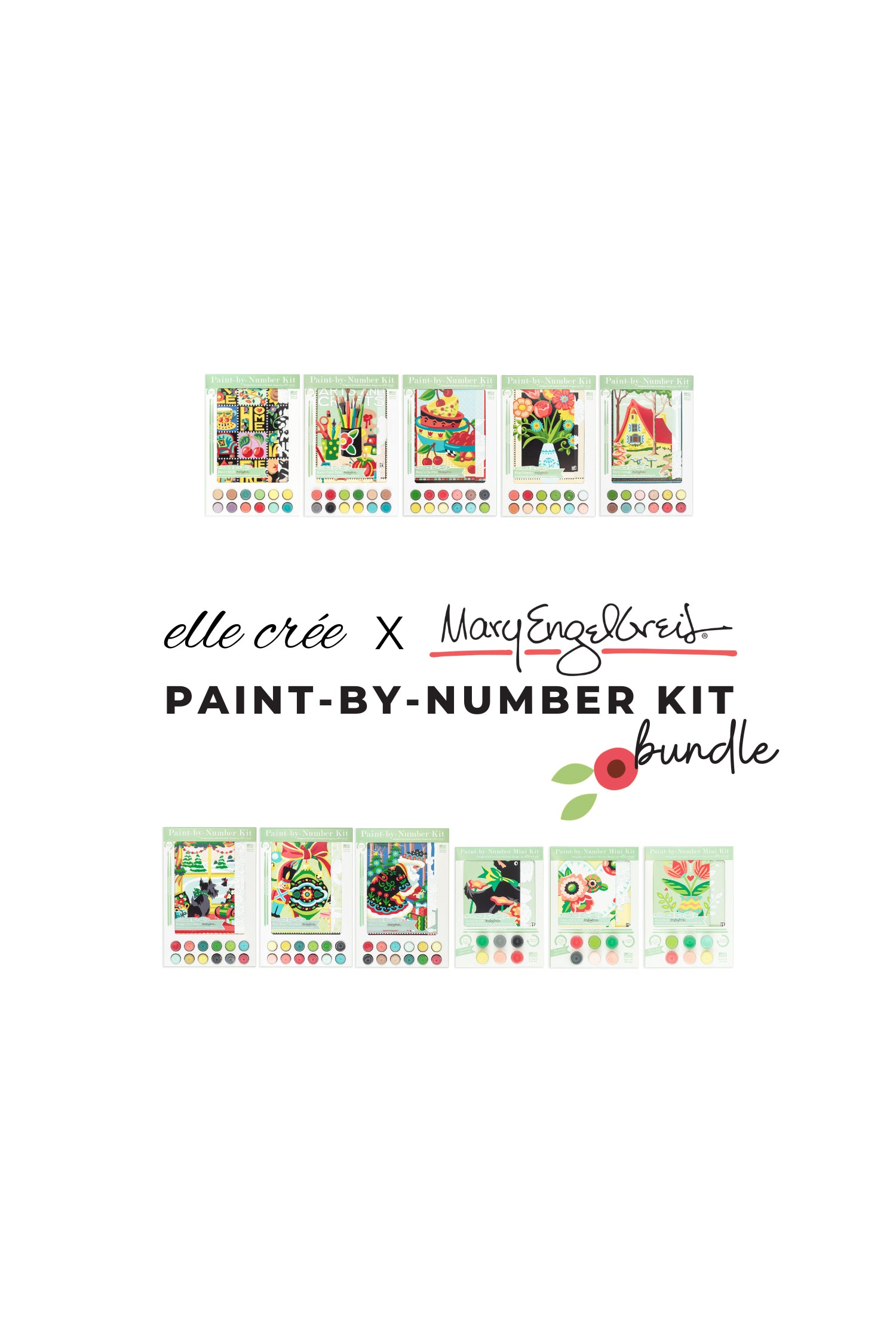 Mary Engelbreit Paint-by-Number kit bundle