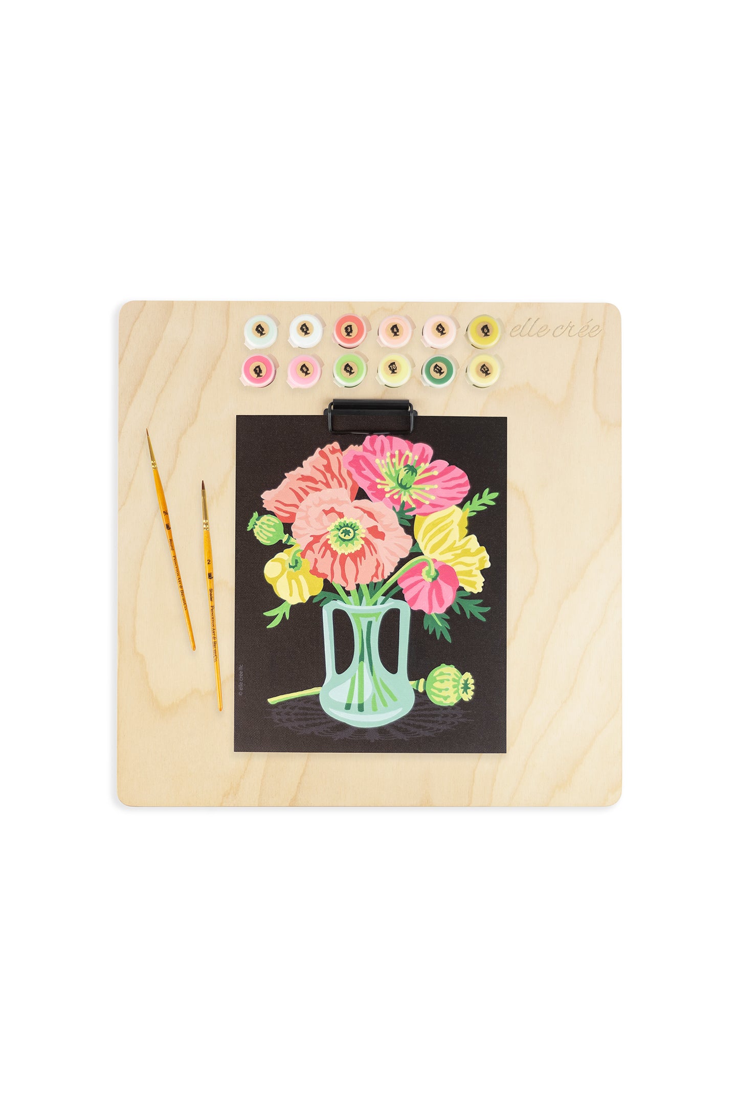 Paint-by-Number Lap Board | 15x15 Birch Clipboard from Elle Crée