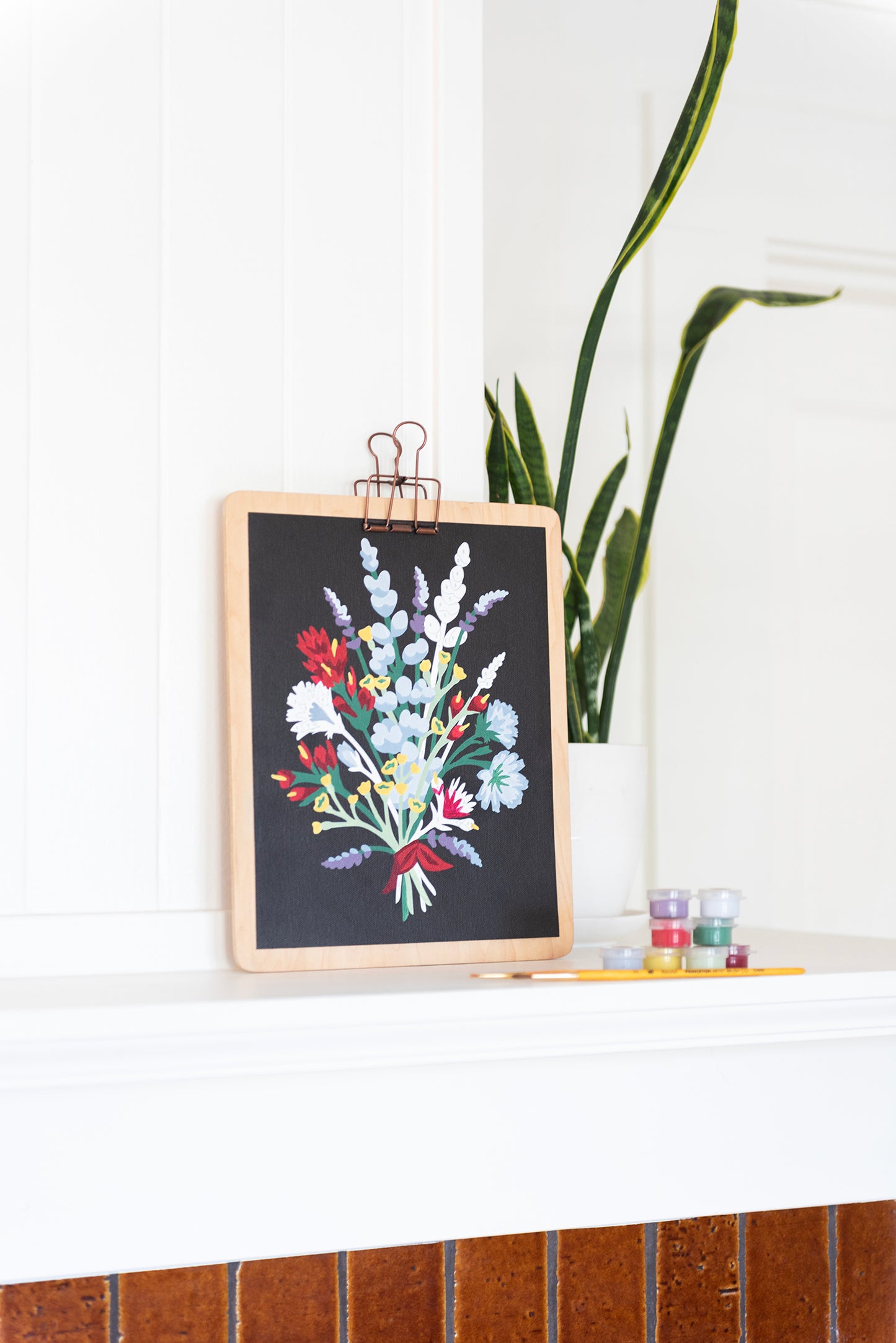 Oregon Wildflower Bouquet | 8x10 paint-by-number kit - Elle Crée