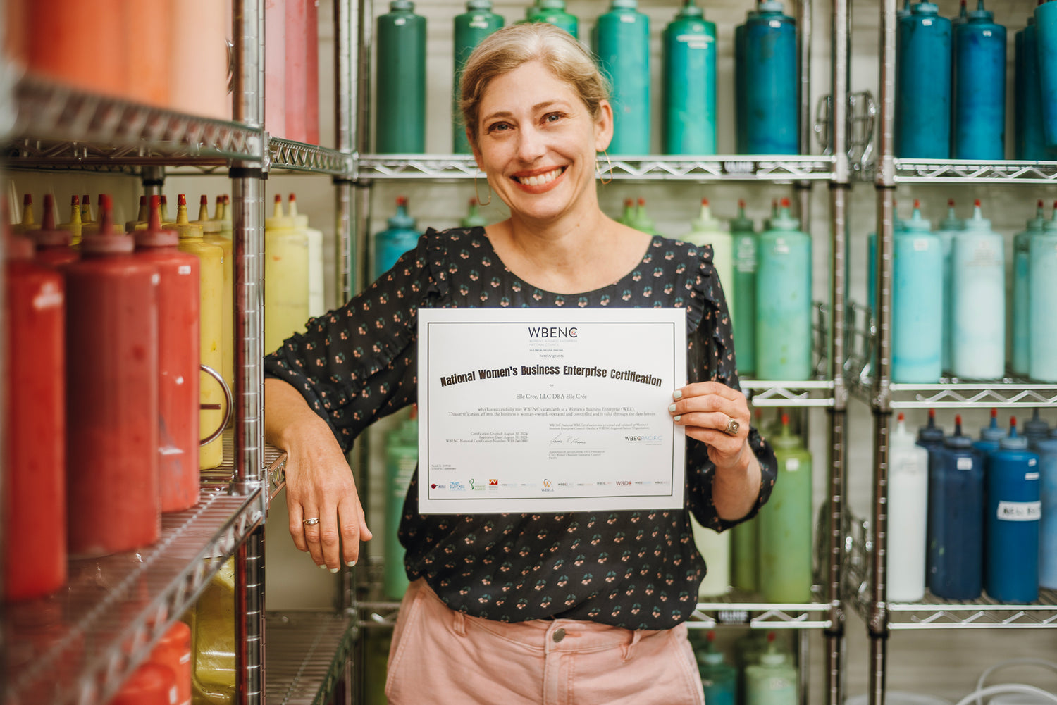WBENC Certification for Elle Cree as a recognized Woman Owned Business