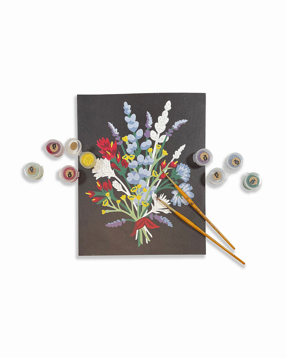 Oregon Wildflower Bouquet | 8x10 paint-by-number kit - Elle Crée
