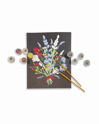 Oregon Wildflower Bouquet | 8x10 paint-by-number kit - Elle Crée