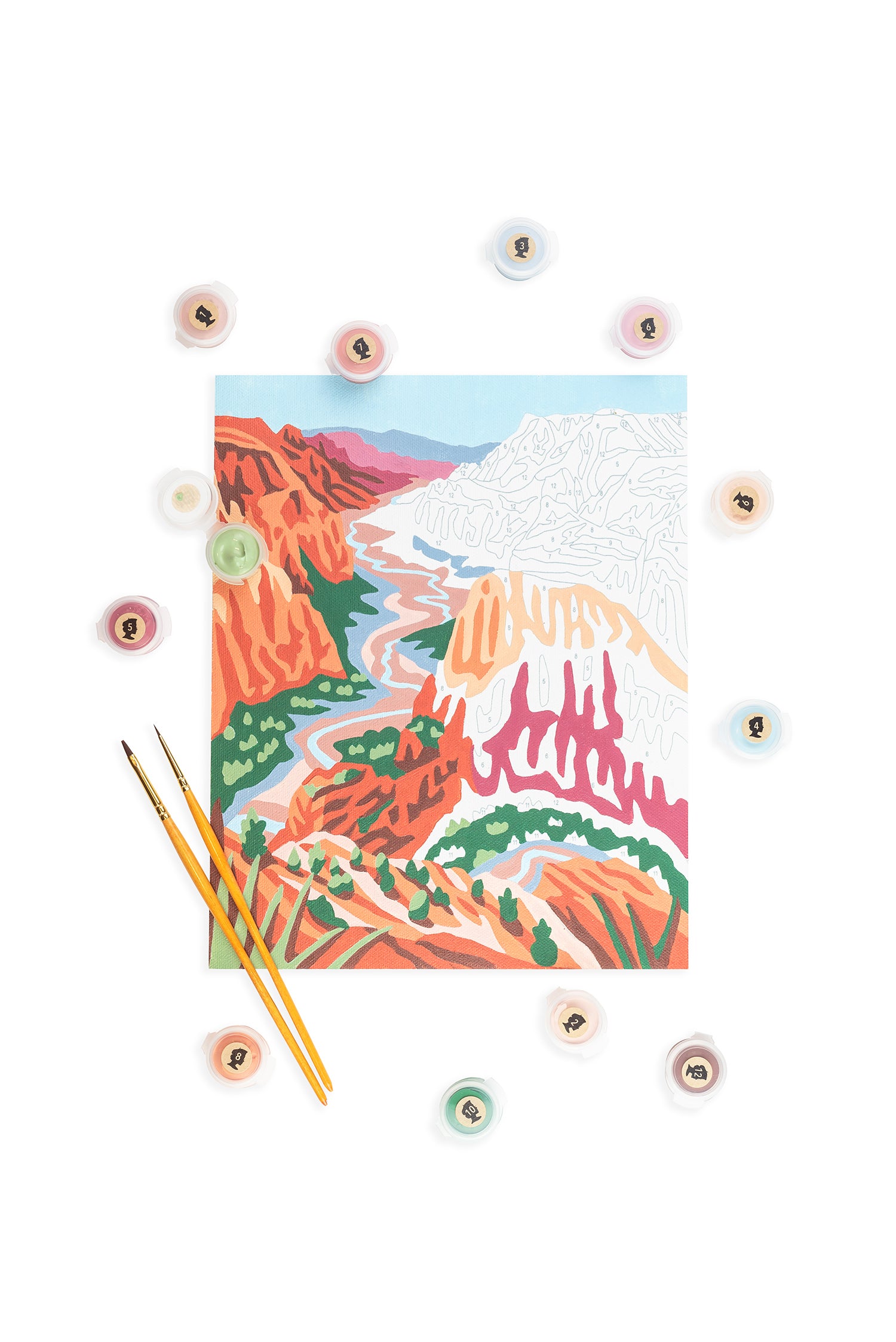 Zion National Park | Elle Crée 8x10 paint-by-number kit