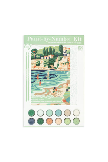 Riviera Romp | Elle Crée 8x10 paint-by-number kit