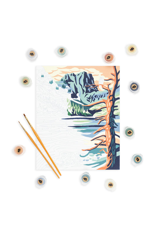 Rocky Mountain National Park 8x10 Paint-by-Number Kit