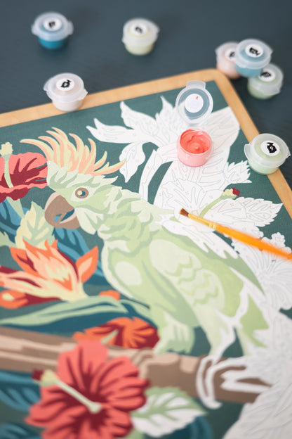 Perched in Paradise | 8x10 paint-by-number kit