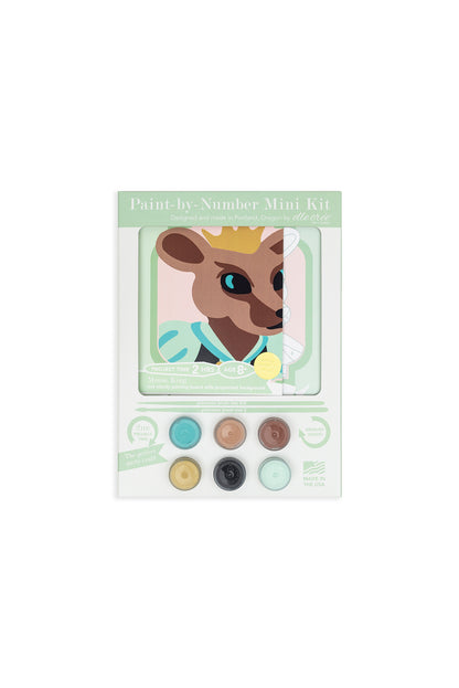 Nutcracker Mouse King | 6x6 mini paint-by-number kit - Elle Crée