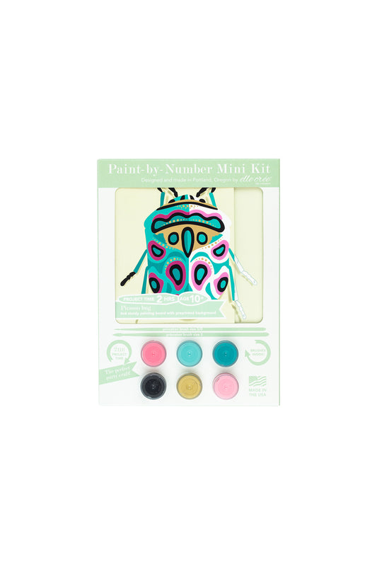 Picasso Bug | 6x6 mini paint-by-number kit - Elle Crée