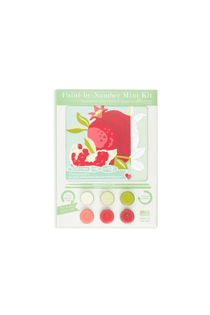 Pomegranates  | 6x6 mini paint-by-number kit - Elle Crée