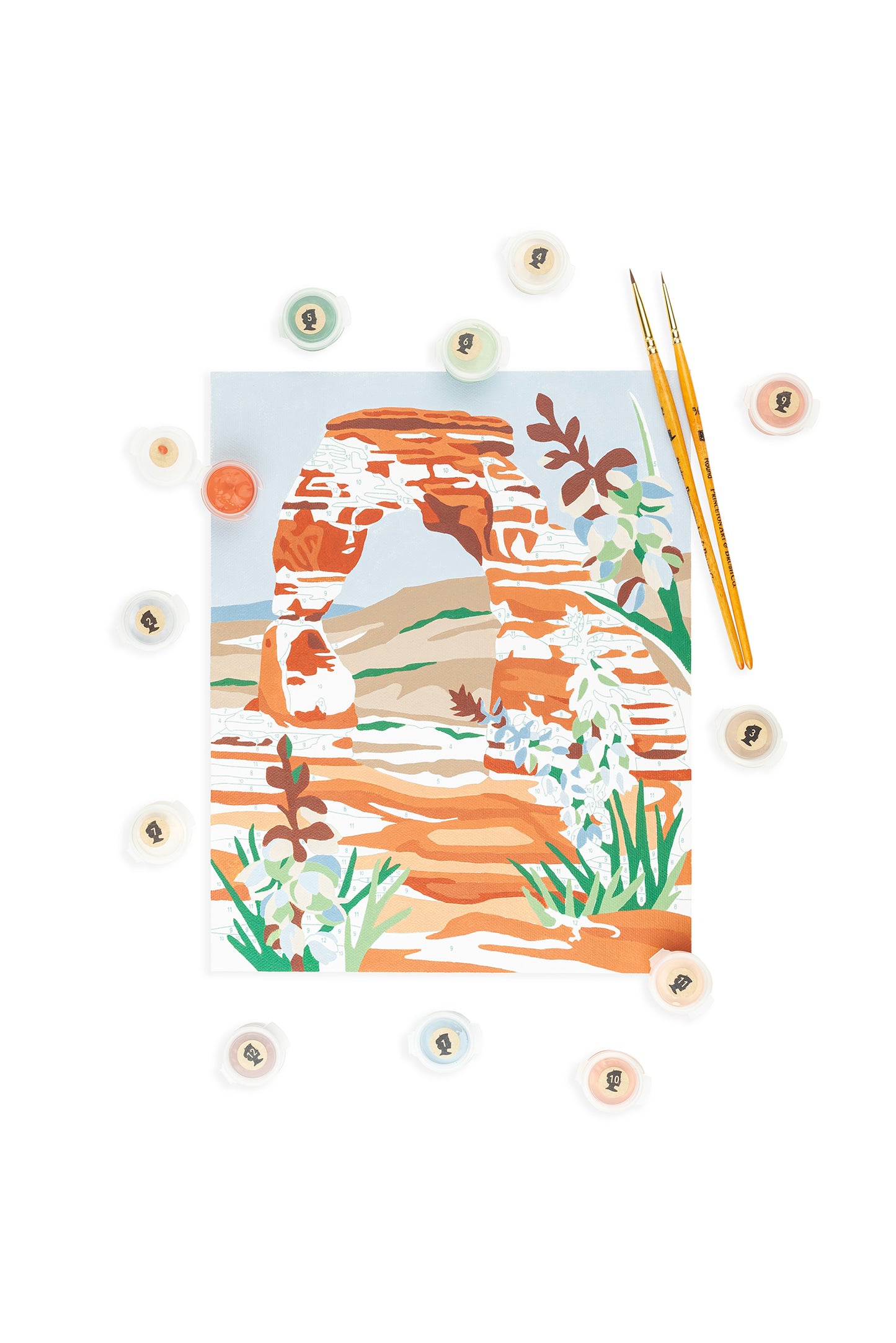 Arches National Park | 8x10 paint-by-number kit - Elle Crée