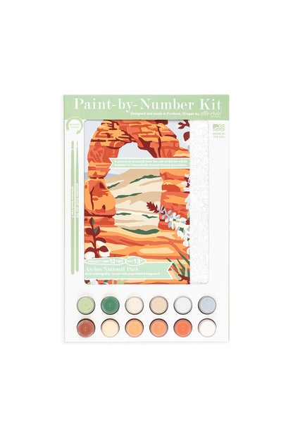 Arches National Park | 8x10 paint-by-number kit - Elle Crée