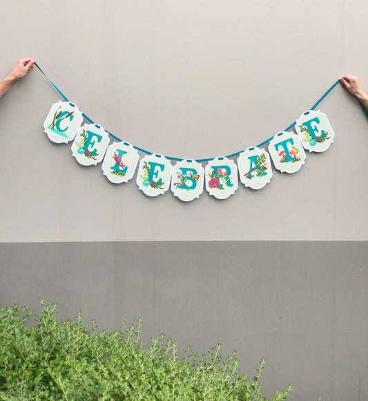 CELEBRATE | paint-by-number banner kit