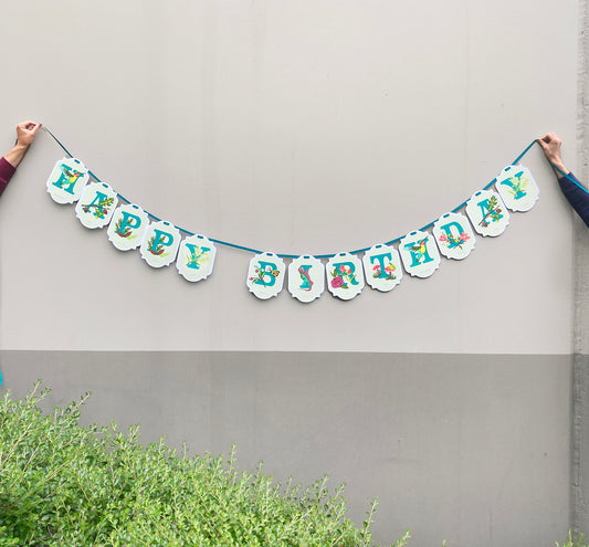 HAPPY BIRTHDAY | paint-by-number banner kit