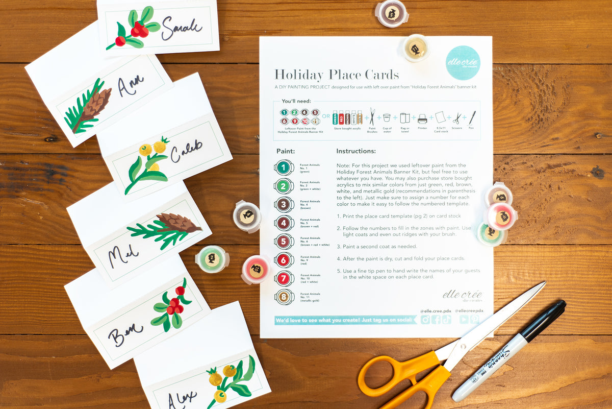 FREE Holiday Place Cards Printable Elle Cr e free-holiday-place-cards-printable-elle-cr-e