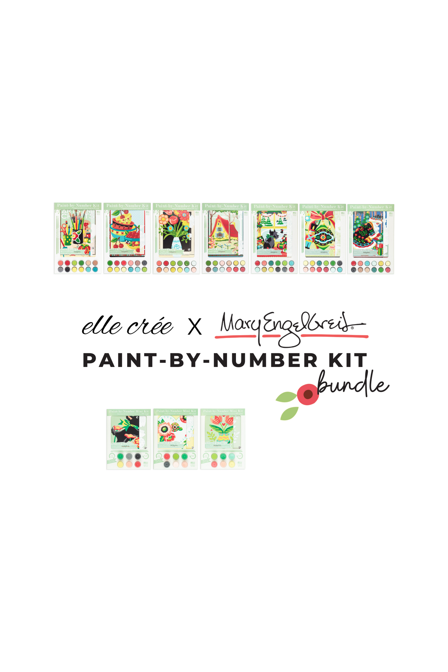 Mary Engelbreit Paint-by-Number kit bundle