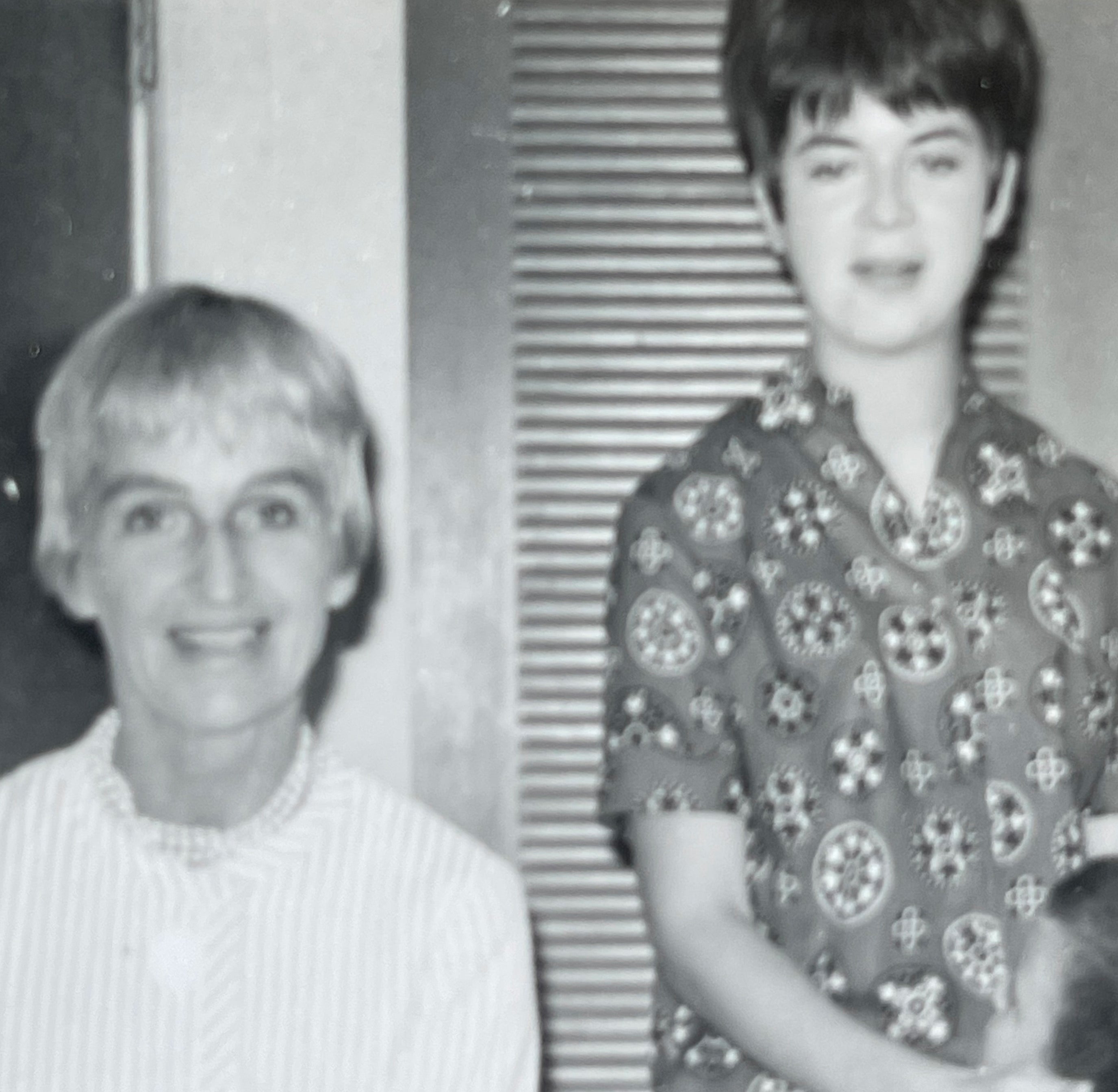 Mary Blair and her niece, Maggie Richardson circa 1975.