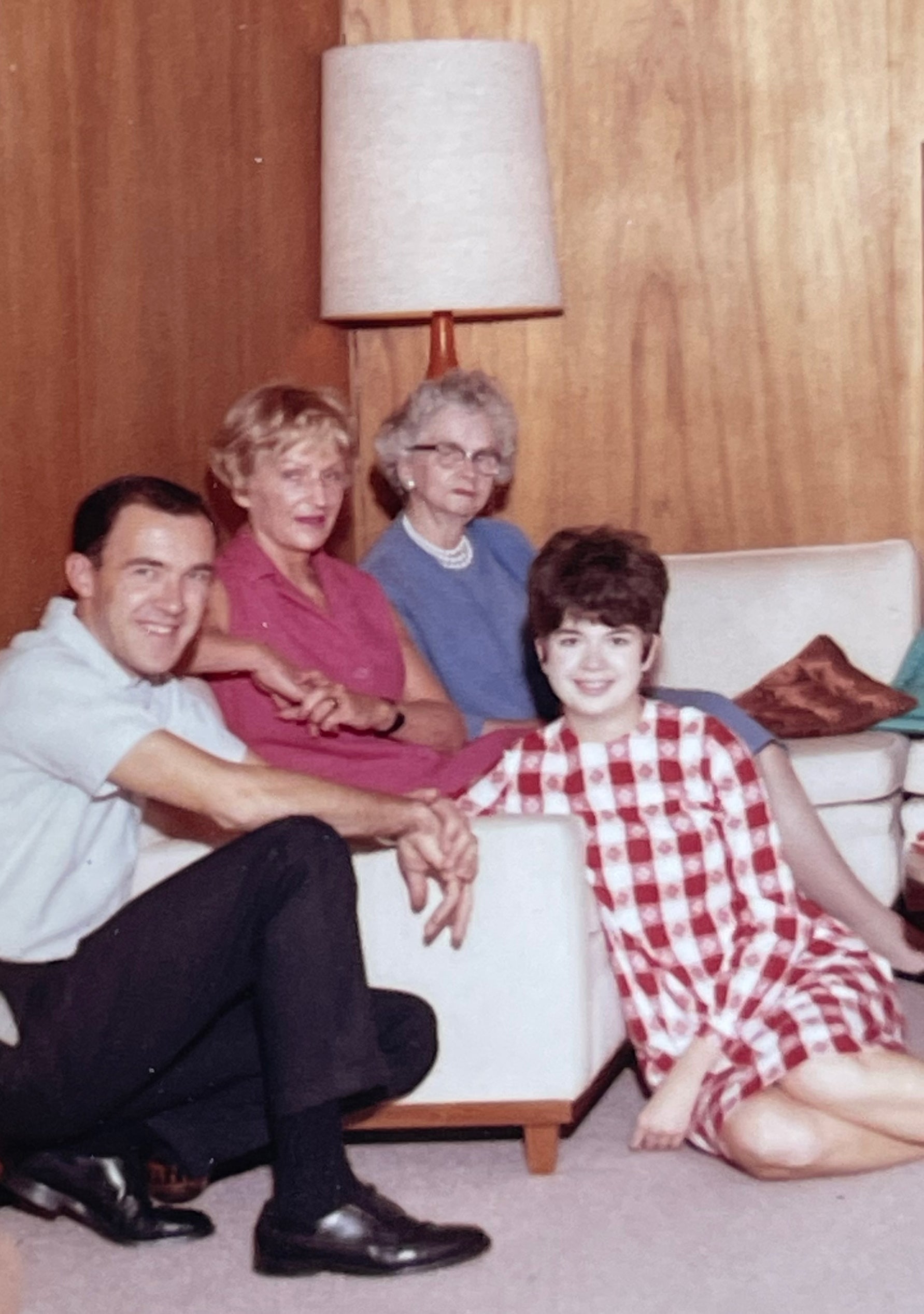 Mary Blair and family photo, 1963.