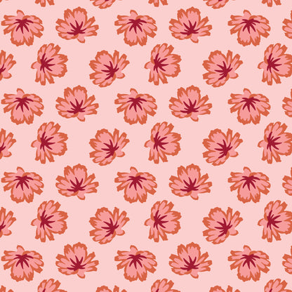 Chicory Charmers Pink | Organic Quilters Cotton