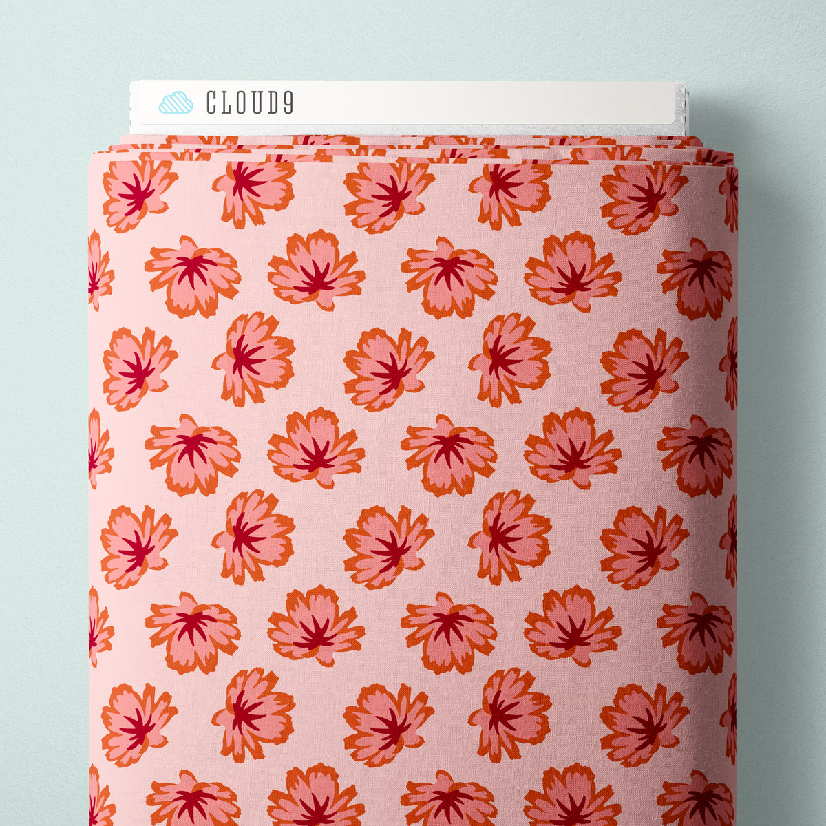 Chicory Charmers Pink | Organic Quilters Cotton