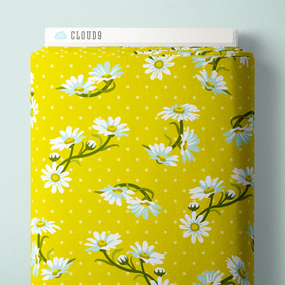 Daisies Looking Dapper | Organic Quilters Cotton
