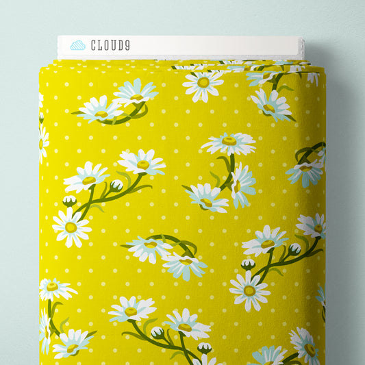 Daisies Looking Dapper | Organic Quilters Cotton