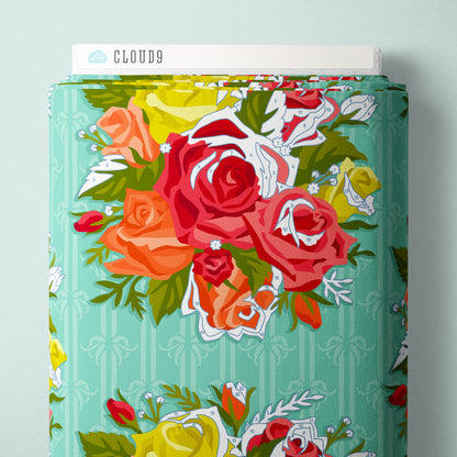 Roses Resplendent | Organic Quilters Cotton