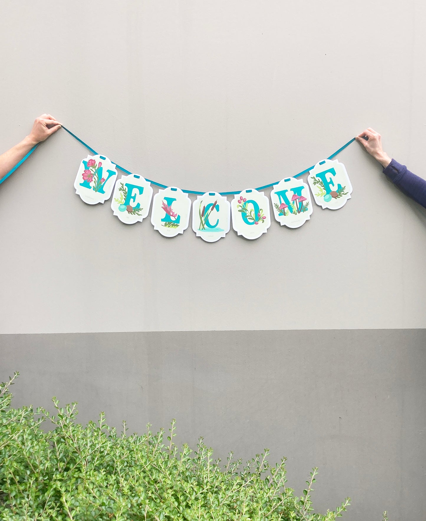 WELCOME | paint-by-number banner kit