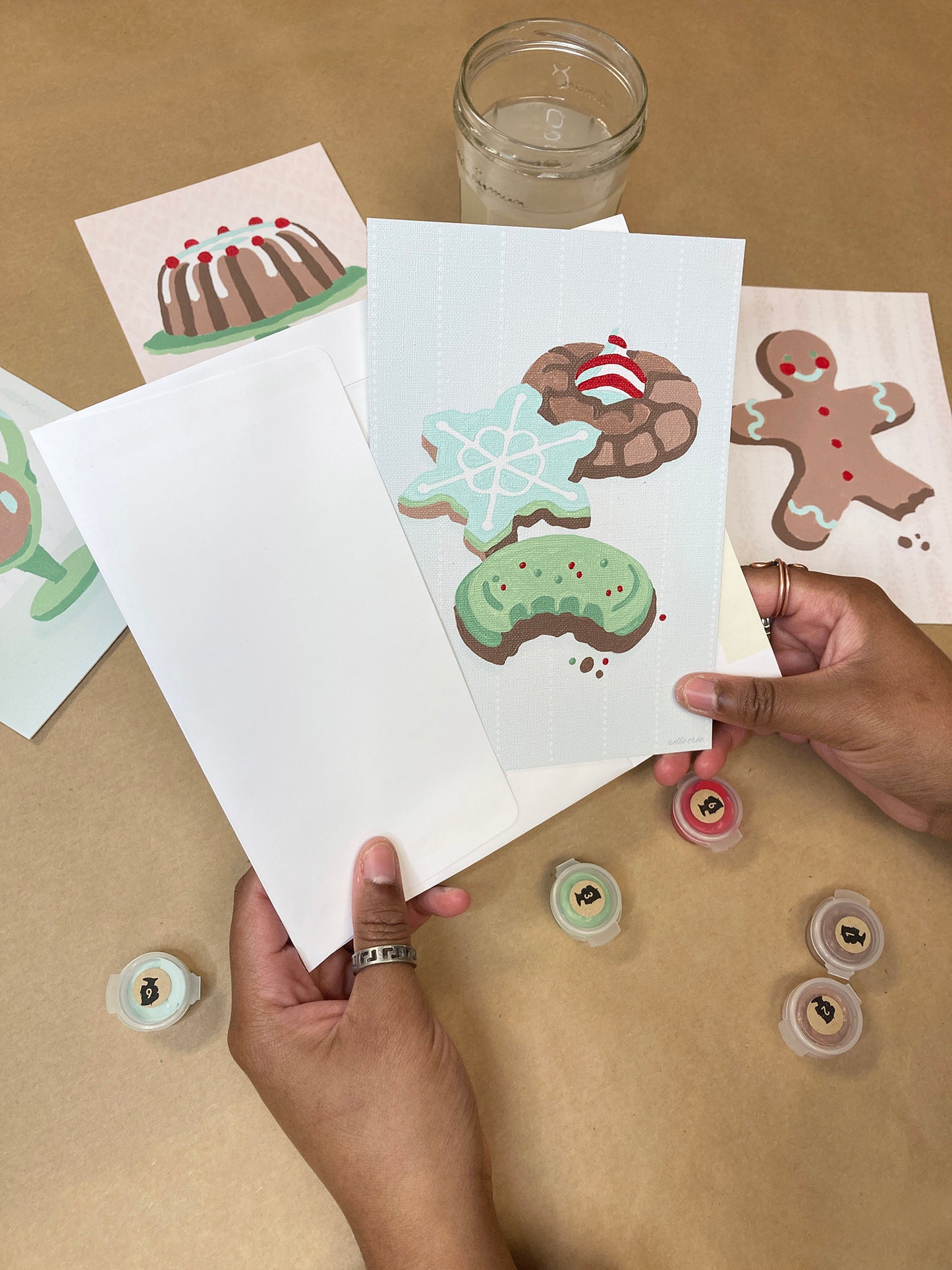 Holiday Sweets | paint-by-number card set value pack