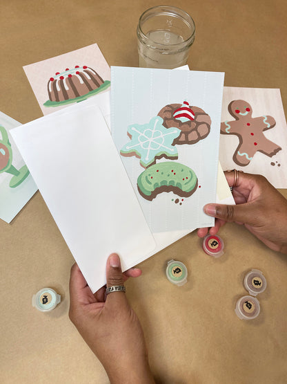 Holiday Sweets | paint-by-number card set value pack