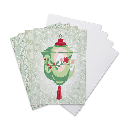 Vintage Lanterns | 5x7 card set paint-by-number kit - Elle Crée