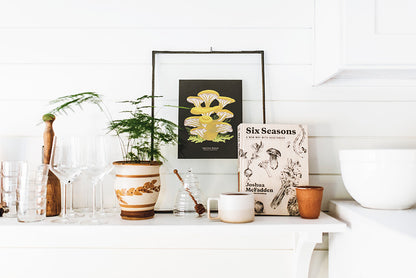 Golden Oyster Mushrooms | 8x10 paint-by-number kit - Elle Crée
